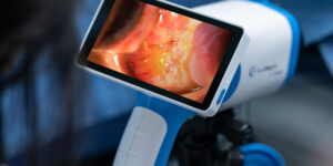 Digital colposcope screen